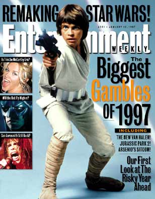 ENTERTAINMENT WEEKLY magazine cover Issue 361 10 January 1997