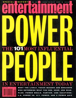 ENTERTAINMENT WEEKLY magazine cover Issue 38 2 November 1990