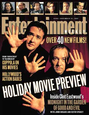 ENTERTAINMENT WEEKLY magazine cover Issue 406 21 November 1997