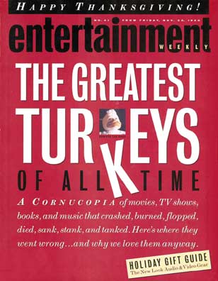 ENTERTAINMENT WEEKLY magazine cover Issue 41 23 November 1990