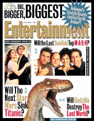 ENTERTAINMENT WEEKLY magazine cover Issue 429 1 May 1998