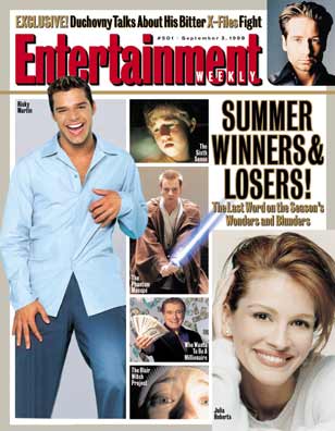 ENTERTAINMENT WEEKLY magazine cover Issue 501 3 September 1999