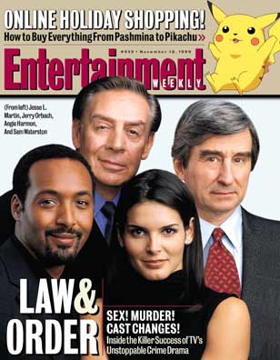 ENTERTAINMENT WEEKLY magazine cover Issue 512 12 November 1999