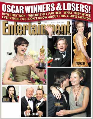 ENTERTAINMENT WEEKLY magazine cover Issue 534 7 April 2000