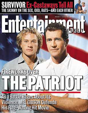 ENTERTAINMENT WEEKLY magazine cover Issue 549 14 July 2000