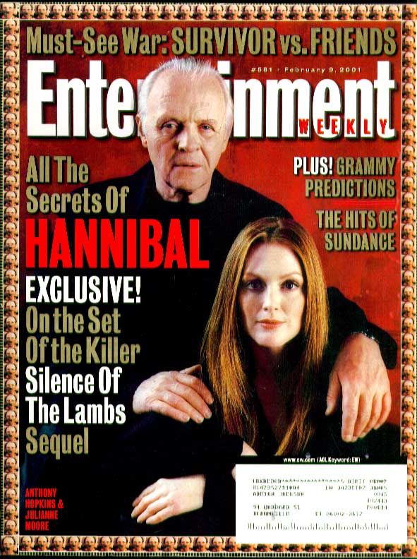 ENTERTAINMENT WEEKLY magazine cover Issue 581 9 February 2001