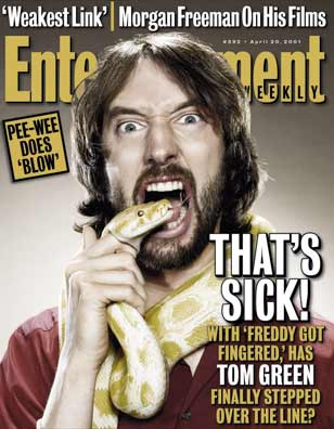 ENTERTAINMENT WEEKLY magazine cover Issue 592 20 April 2001