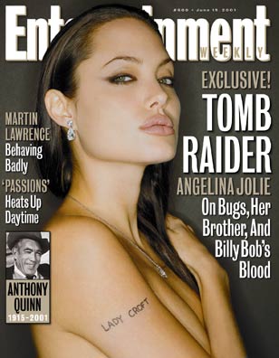 ENTERTAINMENT WEEKLY magazine cover Issue 600 15 June 2001