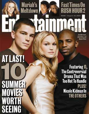 ENTERTAINMENT WEEKLY magazine cover Issue 608 10 August 2001