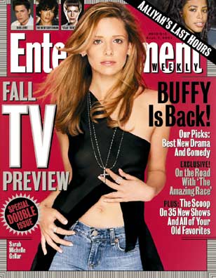 ENTERTAINMENT WEEKLY magazine cover Issue 612/613 7 September 2001