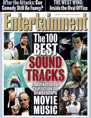 ENTERTAINMENT WEEKLY magazine cover Issue 620 12 October 2001