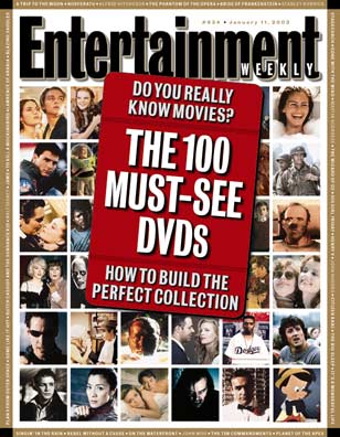 ENTERTAINMENT WEEKLY magazine cover Issue 634 11 January 2002