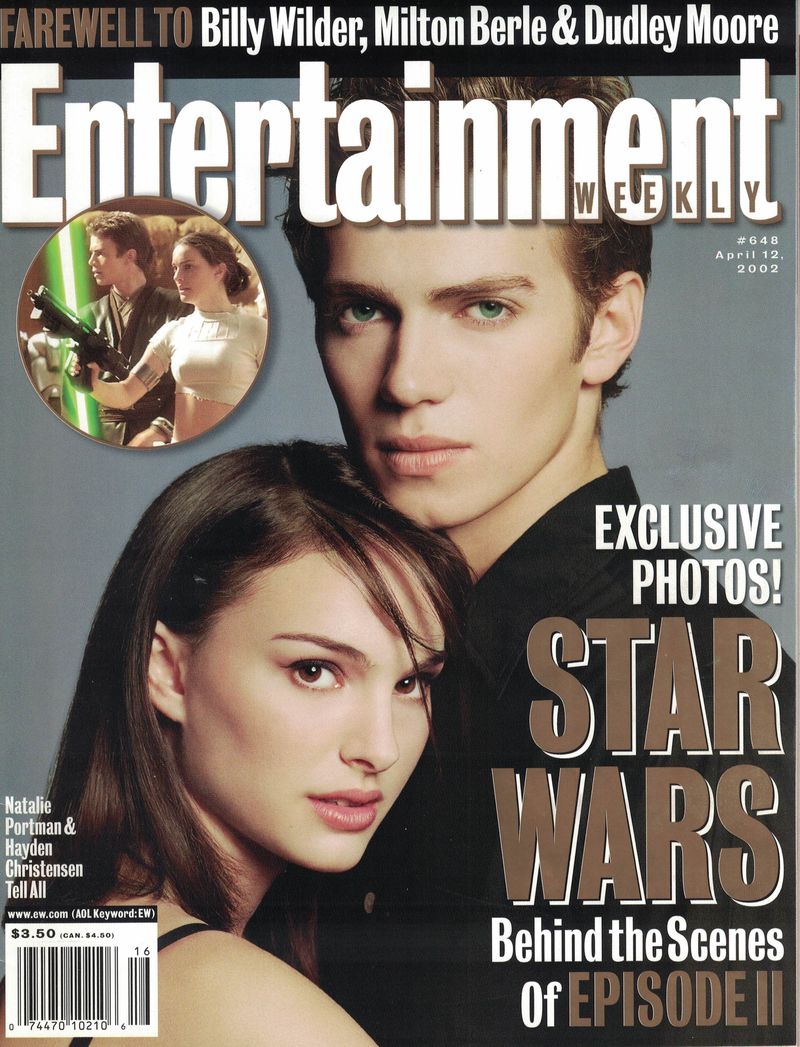 ENTERTAINMENT WEEKLY magazine cover Issue 648 12 April 2002