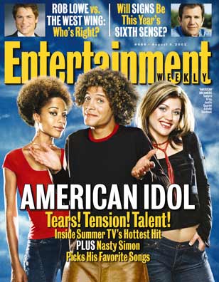 ENTERTAINMENT WEEKLY magazine cover Issue 666 9 August 2002