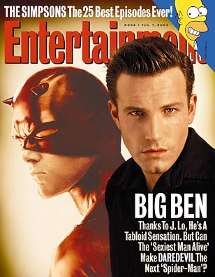 ENTERTAINMENT WEEKLY magazine cover Issue 694 7 February 2003