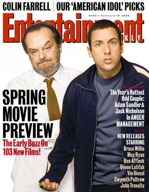 ENTERTAINMENT WEEKLY magazine cover Issue 695 14 February 2003