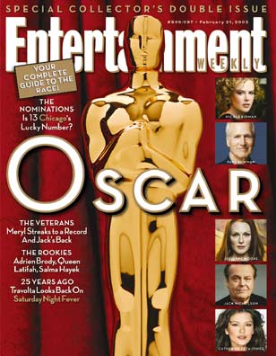ENTERTAINMENT WEEKLY magazine cover Issue 696/697 21 February 2003