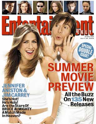 ENTERTAINMENT WEEKLY magazine cover Issue 706/707 25 April 2003