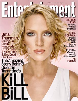 ENTERTAINMENT WEEKLY magazine cover Issue 731 3 October 2003