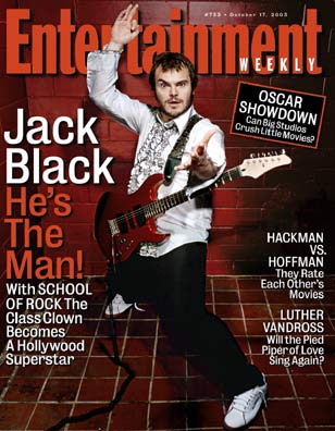 ENTERTAINMENT WEEKLY magazine cover Issue 733 17 October 2003