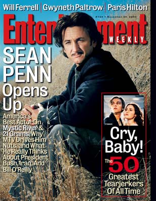 ENTERTAINMENT WEEKLY magazine cover Issue 739 28 November 2003