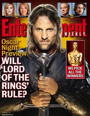 ENTERTAINMENT WEEKLY magazine cover Issue 753 27 February 2004