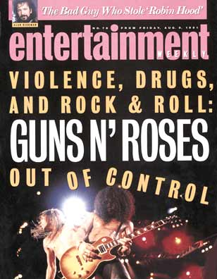ENTERTAINMENT WEEKLY magazine cover Issue 78 9 August 1991
