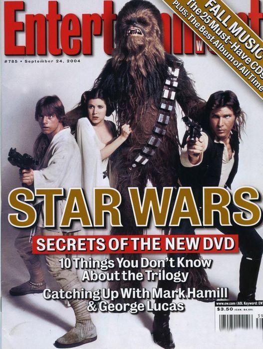 ENTERTAINMENT WEEKLY magazine cover Issue 785 24 September 2004
