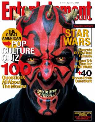 ENTERTAINMENT WEEKLY magazine cover Issue 813 1 April 2005