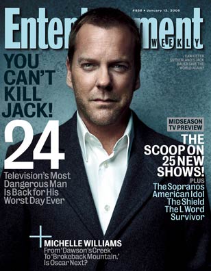 ENTERTAINMENT WEEKLY magazine cover Issue 858 6 January 2006