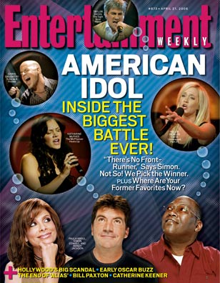 ENTERTAINMENT WEEKLY magazine cover Issue 873 21 April 2006