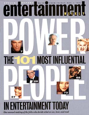 ENTERTAINMENT WEEKLY magazine cover Issue 90 1 November 1991