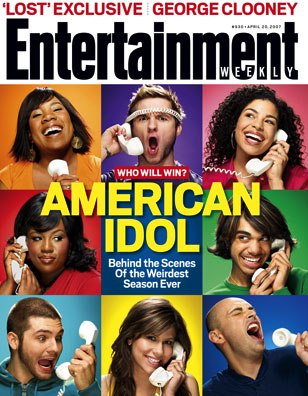 ENTERTAINMENT WEEKLY magazine cover Issue 930 20 April 2007