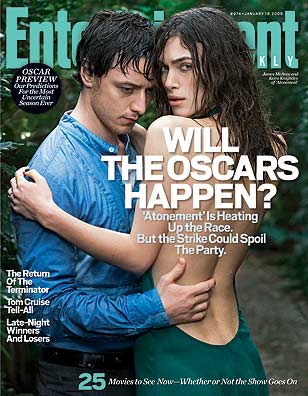 ENTERTAINMENT WEEKLY magazine cover Issue 974 18 January 2008