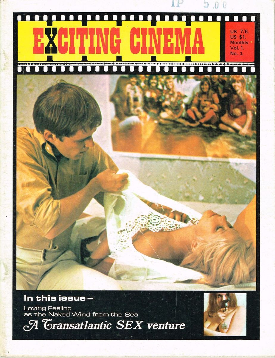 EXCITING CINEMA magazine side cover Issue 3  Vol 1 # 3  