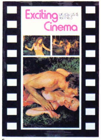 EXCITING CINEMA magazine side cover Issue 5  Vol 1 # 5  