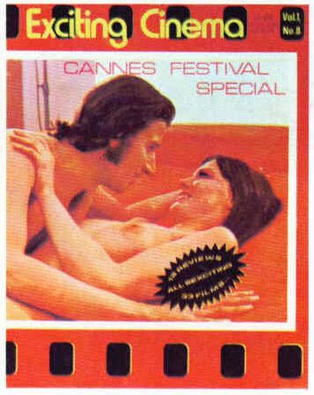 EXCITING CINEMA magazine side cover Issue 8  Vol 1 # 8  