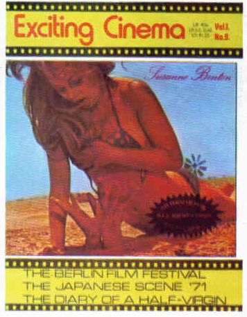 EXCITING CINEMA magazine side cover Issue 9  Vol 1 # 9  