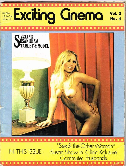 EXCITING CINEMA magazine side cover Issue 16  Vol 2 # 4  