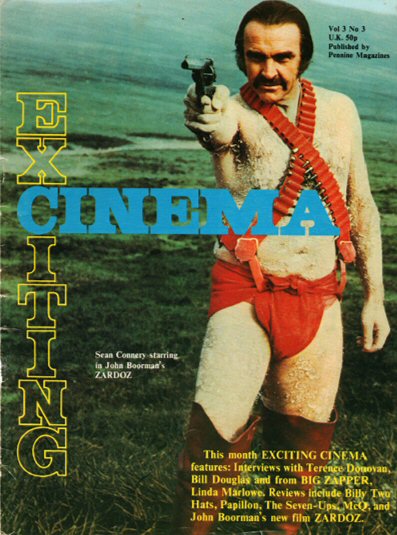 EXCITING CINEMA magazine side cover Issue 26  Vol 3 No  3   