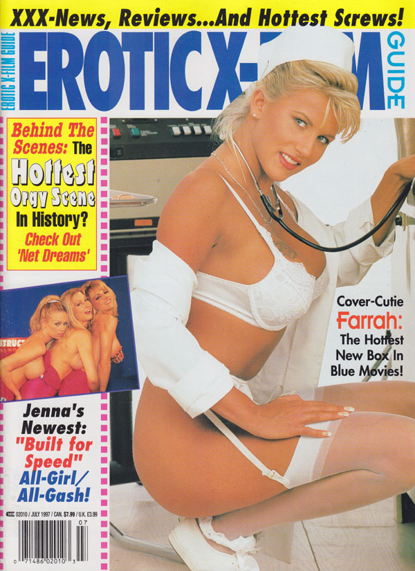 EROTIC FILM GUIDE magazine side cover  Vol 15 # 7 July 1997
