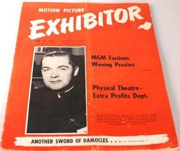 MOTION PICTURE EXHIBITOR magazine side cover 18 January 1967