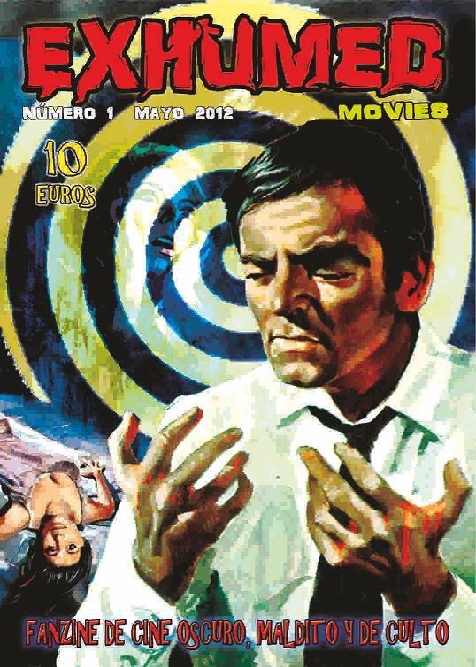 EXHUMED MOVIES magazine side cover Issue 1 May/June/July 2012