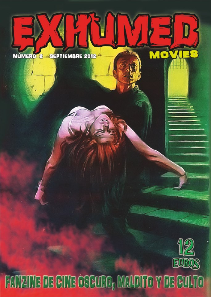 EXHUMED MOVIES magazine side cover Issue 2 September/October/November 2012