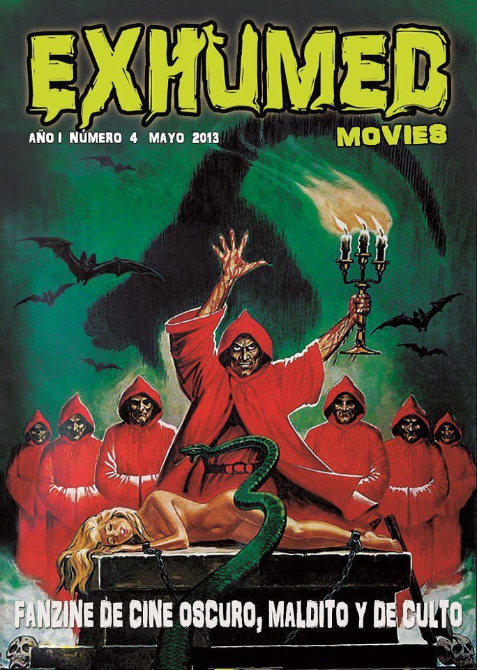 EXHUMED MOVIES magazine side cover Issue 4 May 2013