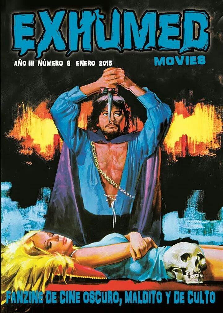 EXHUMED MOVIES magazine side cover Issue 8 January 2015