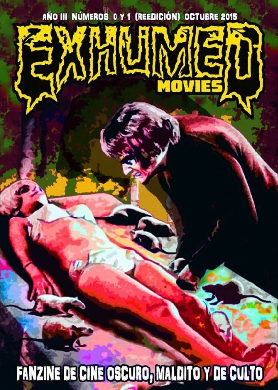 EXHUMED MOVIES magazine side cover November 2015