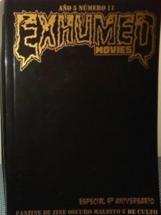 EXHUMED MOVIES magazine side cover Issue 11   2015