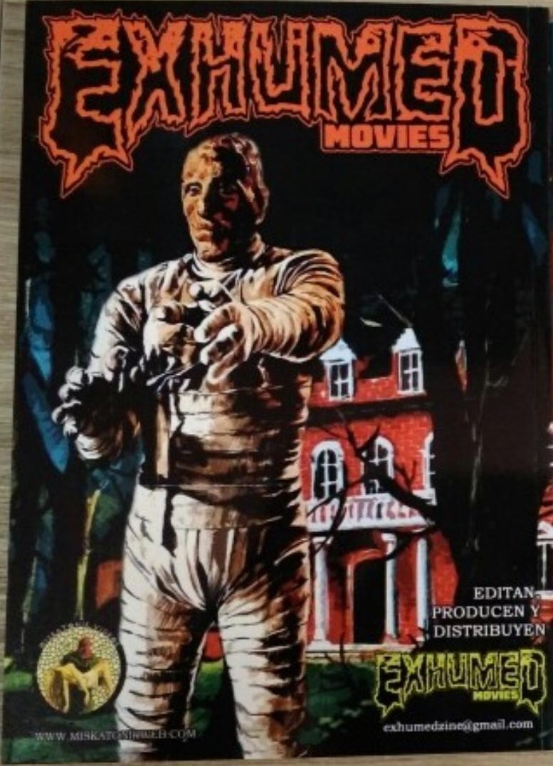 EXHUMED MOVIES magazine side cover Issue 12   2015