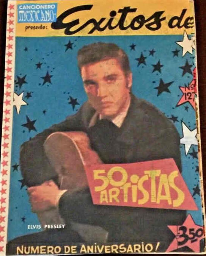 EXITOS DE 50 ARTISTAS magazine side cover  December 1956